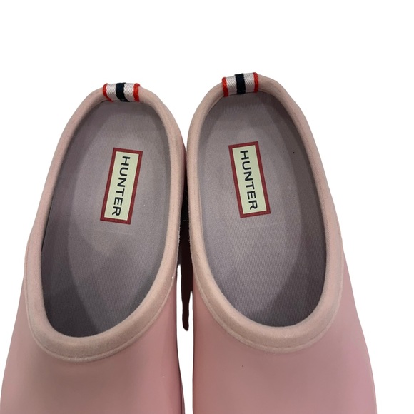 Hunter Azalea Pink Play Platfrom Slip-on Treaded Closed Toe Comfort Clog Shoe 9 - Picture 3 of 13